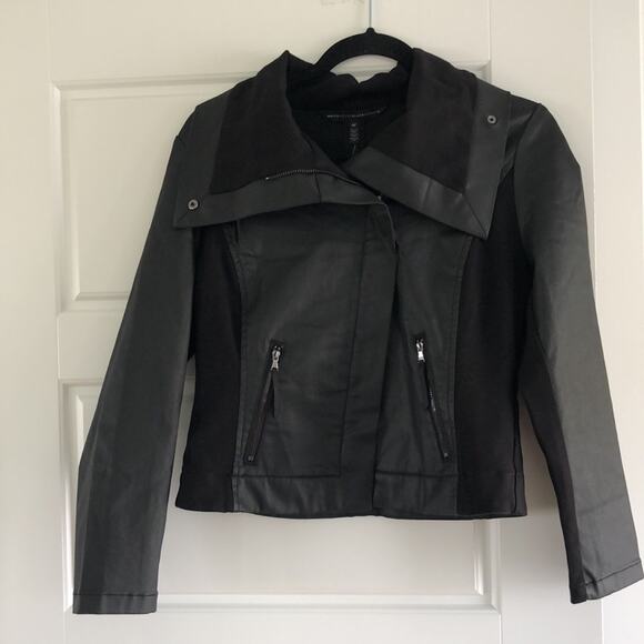 White House Black Market Coated Moto Jacket - SP - Picture 6 of 9